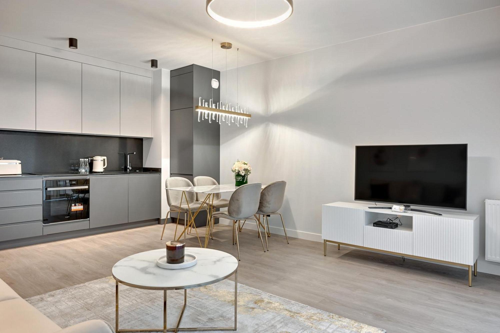 Scala City Center Premium Apartments With Parking By Lion Apartments Gdańsk Eksteriør bilde